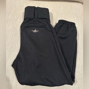 Kids XS black baseball pants